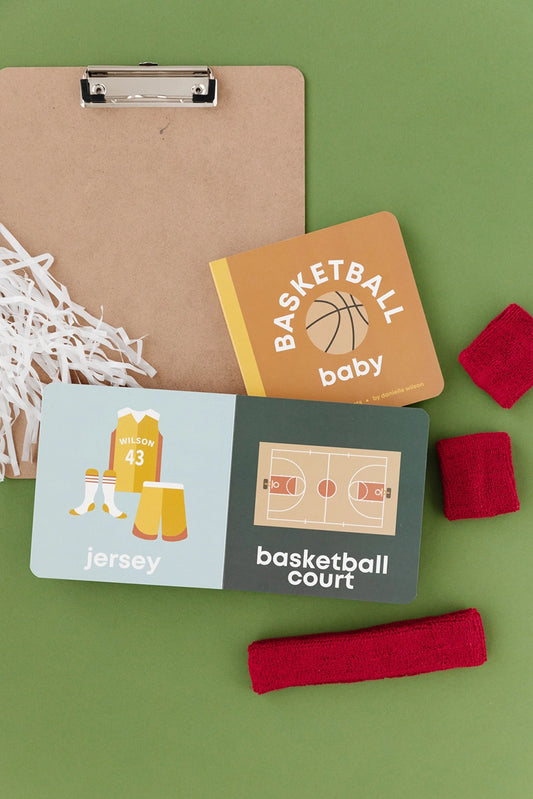 Left Hand Book House Board Book - Basketball Baby