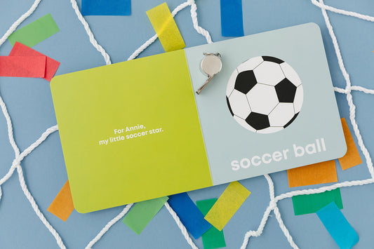 Left Hand Book House Board Book - Soccer Baby