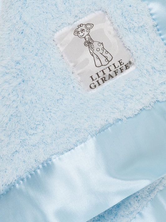 Little Giraffe Chenille Blanky - Blue