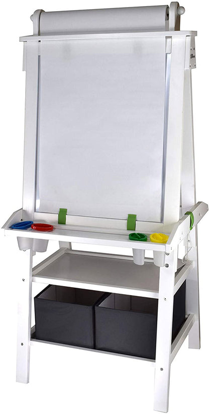 Little Partners Deluxe Art Easel Center - Soft White