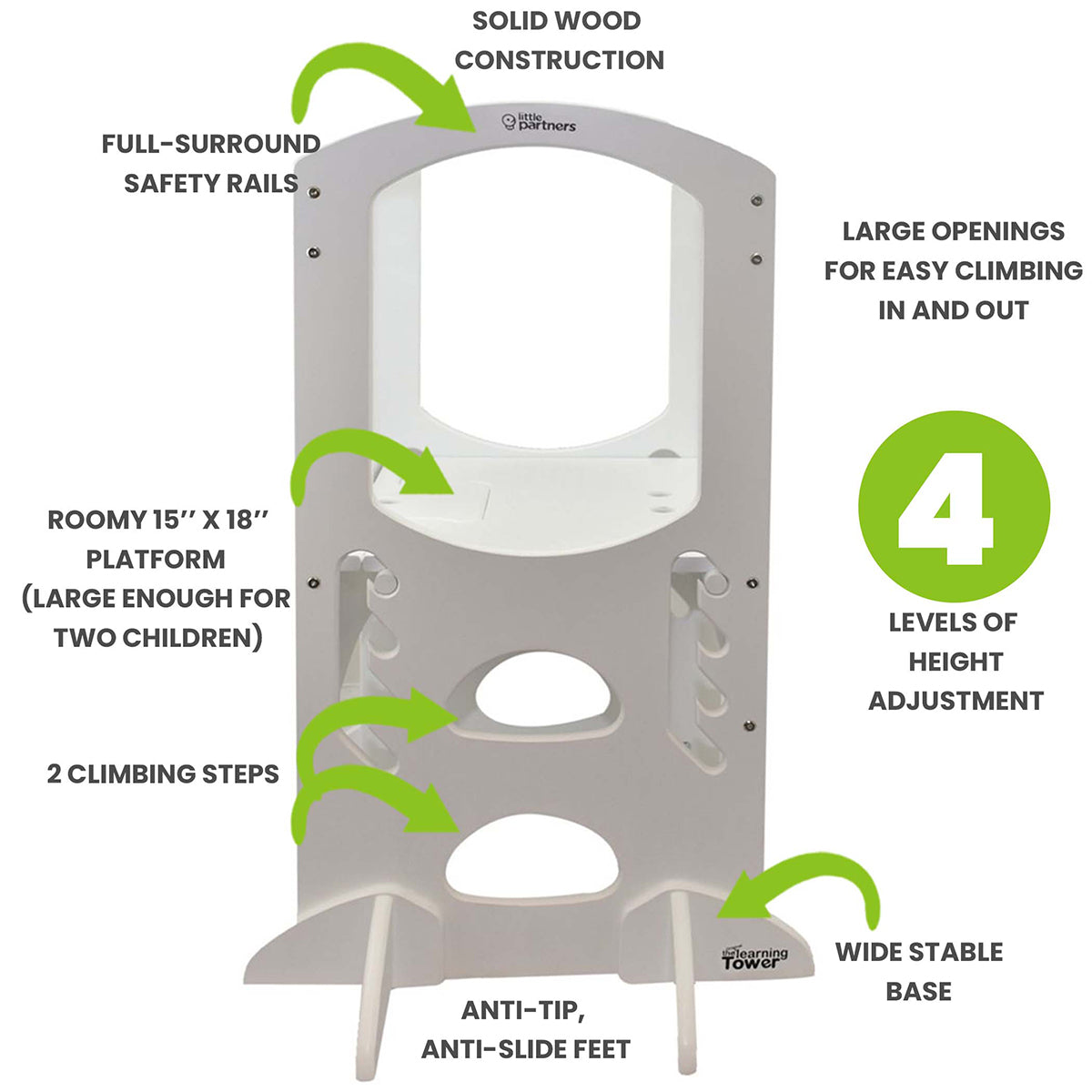 Little Partners Original Learning Tower - Ebony