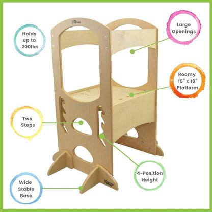 Little Partners Original Learning Tower - Natural