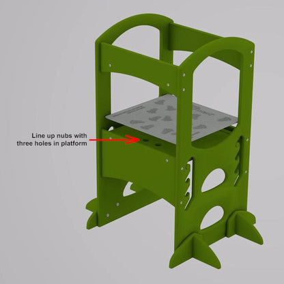 Little Partners Silicone Mat for Learning Tower Platform