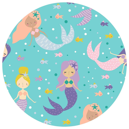 Little Sleepies Bamboo Viscose Zippy - Mermaid Magic, 3 - 6 months