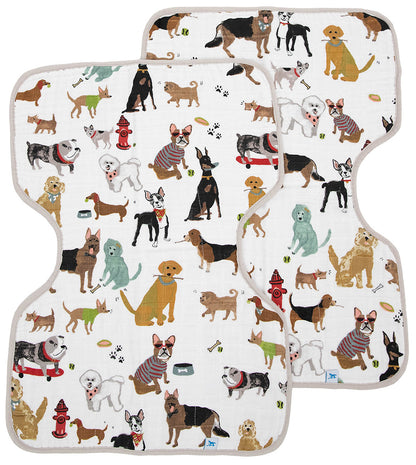 Little Unicorn Cotton Muslin Burp Cloth 2 Pack - Woof