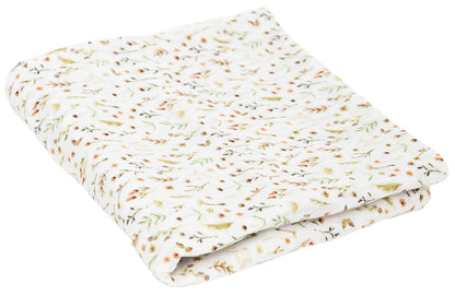 Little Unicorn Organic Cotton Muslin Swaddle Blanket - Floral Field