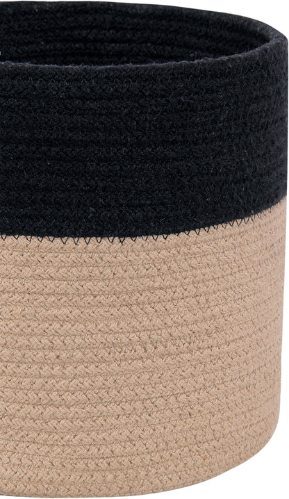 Lorena Canals Basket Dual - Black/Linen (8" x 8")