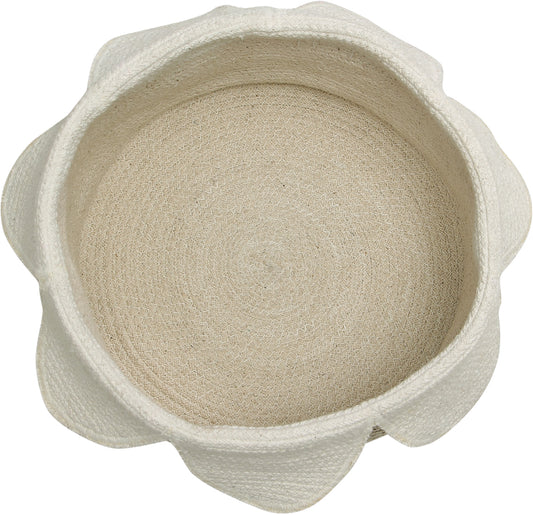 Lorena Canals Basket Petals - Ivory/Natural (1'1" x 1'1")