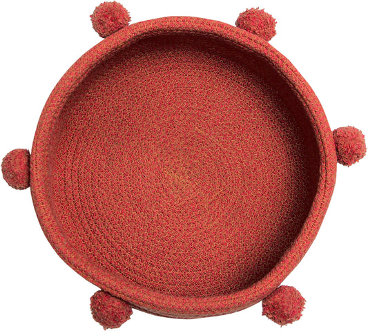 Lorena Canals Basket Tray - Brick Red (1'x 1')