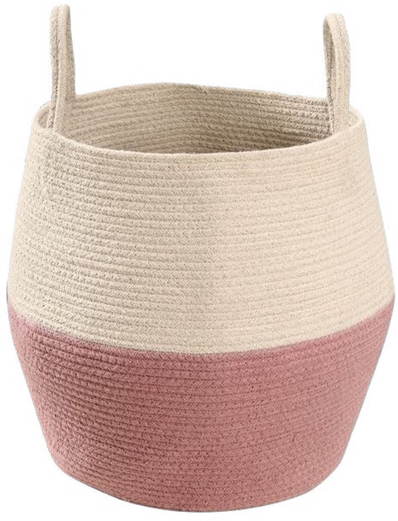 Lorena Canals Basket Zoco - Ash Rose/Natural (1'2" x 1')