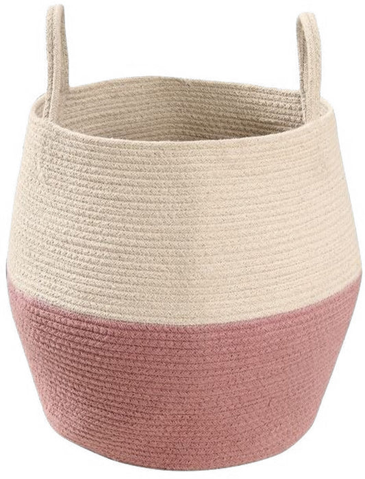 Lorena Canals Basket Zoco - Ash Rose/Natural (1'2" x 1')