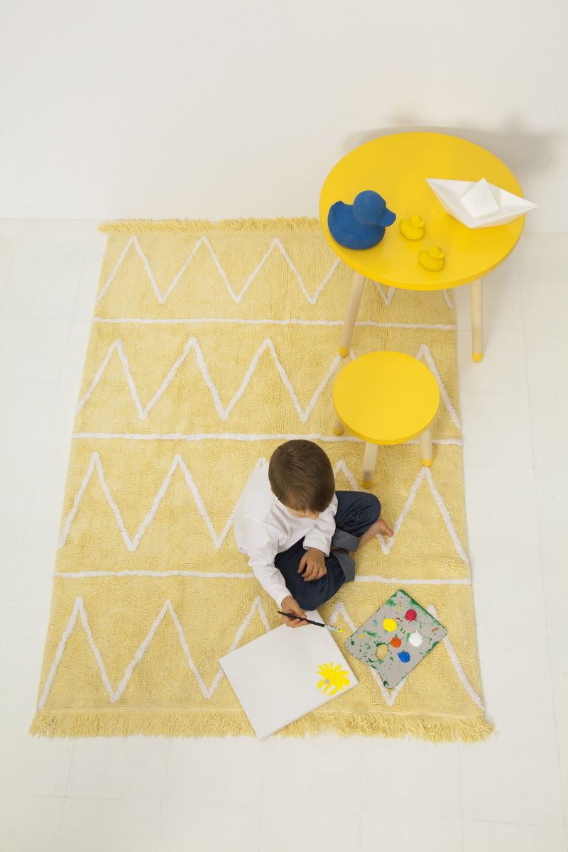 Lorena Canals Hippy Rug - Yellow (4' x 5' 3")