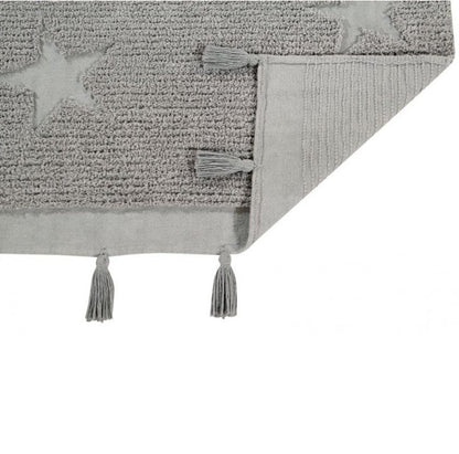 Lorena Canals Hippy Stars Rug - Grey (4'x 5'9")