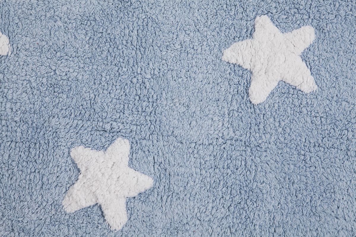 Lorena Canals Stars Rug - Blue (4' x 5' 3")