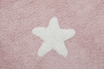 Lorena Canals Stars Rug - Pink (4' x 5' 3")