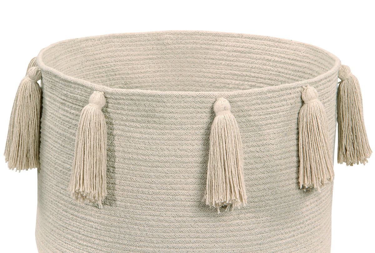 Lorena Canals Tassels Basket - Natural