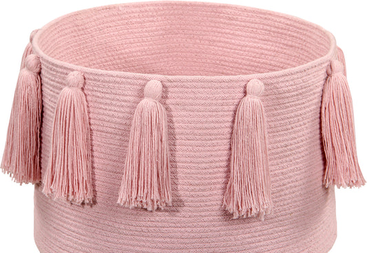 Lorena Canals Tassels Basket - Pink