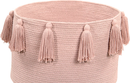 Lorena Canals Tassels Basket - Vintage Nude