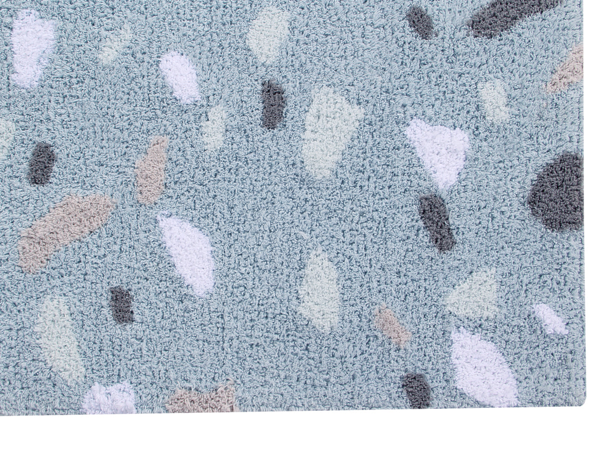 Lorena Canals Terrazzo Rug - Aquamarine (4' 7'' x 6' 7'')