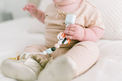 Loulou Lollipop Darling Pacifier Clip - Ebi