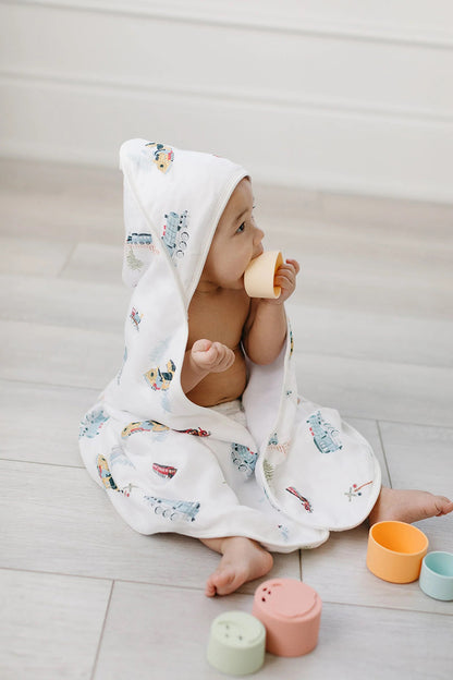 Loulou Lollipop Hooded Towel Set - All Aboard