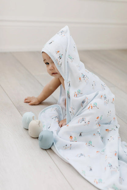 Loulou Lollipop Hooded Towel Set - Ice hockey