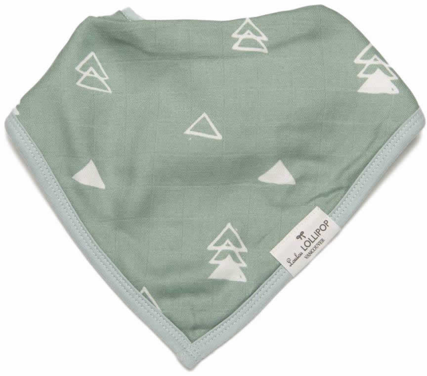 Loulou Lollipop Luxe Muslin Bandana Bib Set - Forest Friends