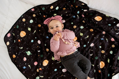 Loulou Lollipop Luxe Muslin Swaddle - Planets