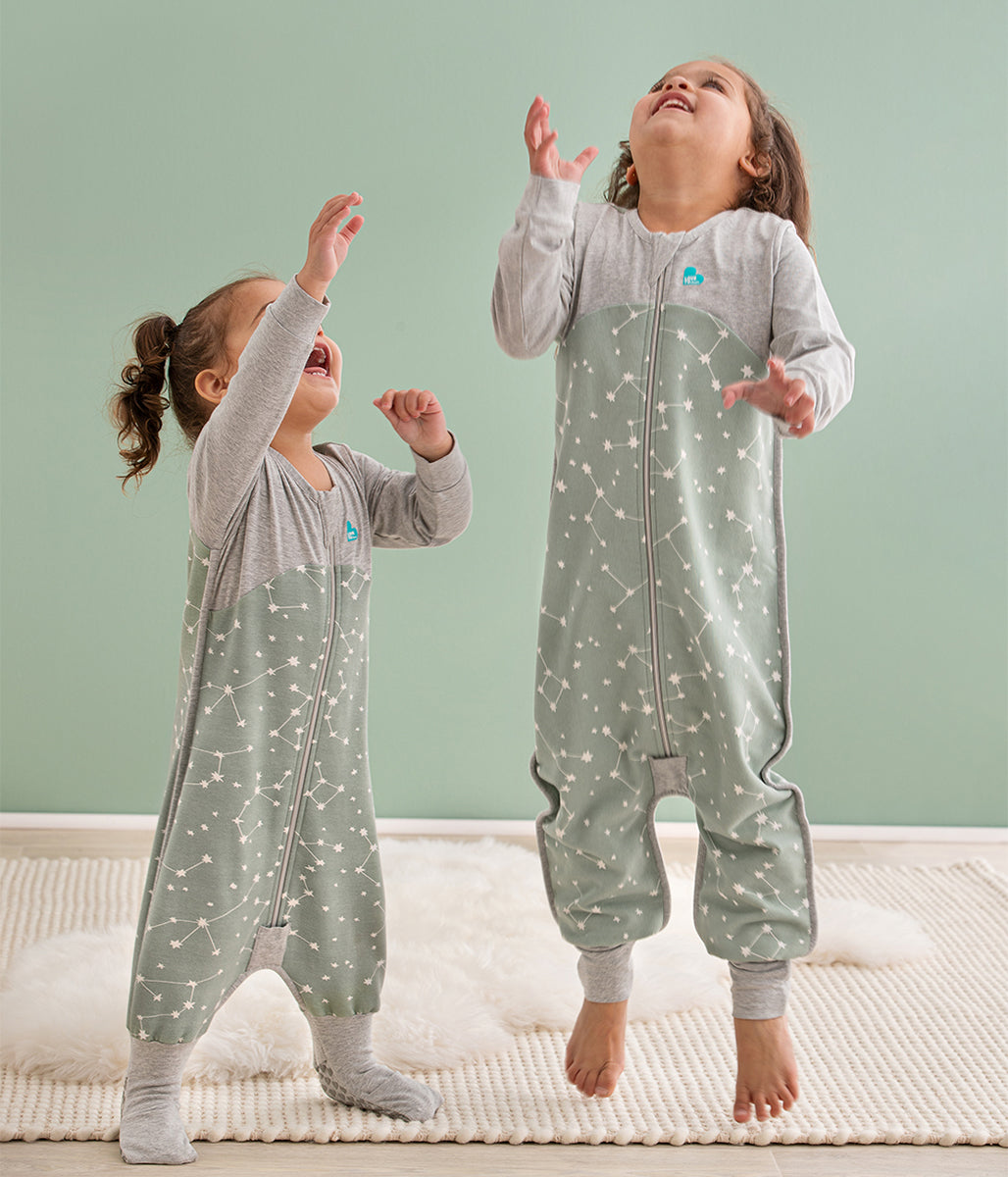 Love To Dream Long Sleeve Sleep Suit Organic Cotton Mild, 12-24 M - Stellar Olive