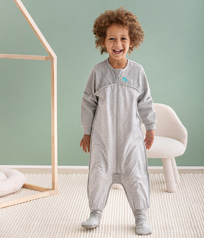 Love To Dream Long Sleeve Sleep Suit Original Cotton Moderate, 24-36 M - Stardust Grey