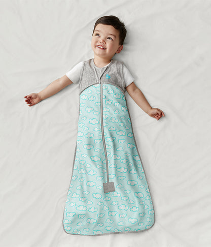 Love To Dream Sleep Bag Organic Cotton Lite .2 TOG, 18-36 M, Daydream Turquoise