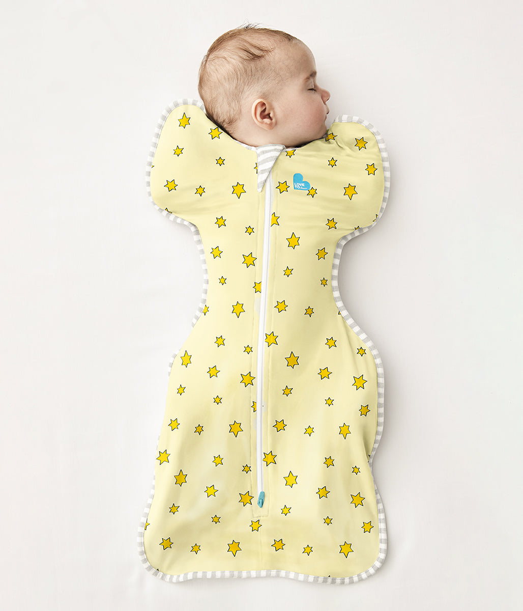 Love To Dream Swaddle UP Bamboo Lite, Newborn - Superstar Yellow