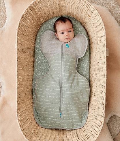 Love To Dream Swaddle UP Quilted Cotton 2.5 TOG, Medium - Dreamer Olive