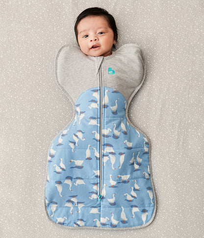 Love To Dream Swaddle UP Quilted Cotton 2.5 TOG, Medium - Silly Goose Dusty Blue