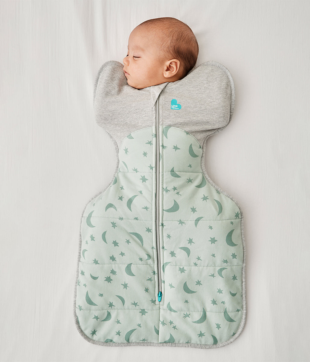 Love To Dream Swaddle UP Quilted Cotton 3.5 TOG, Medium - Moonlight Olive