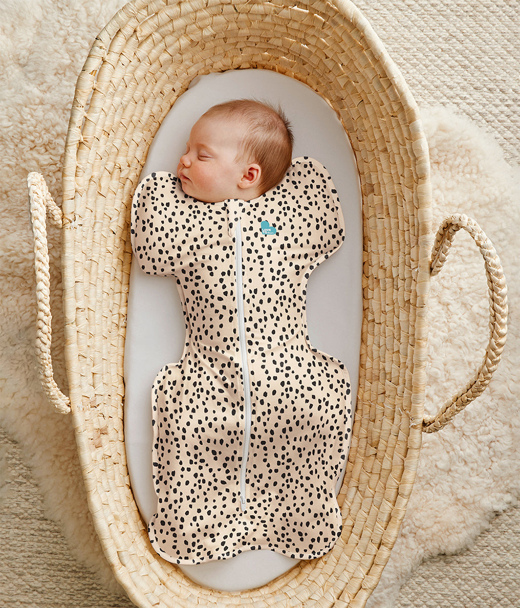 Love To Dream Swaddle UP Designer Collection Original 1.0 TOG, Medium - Animal Beige