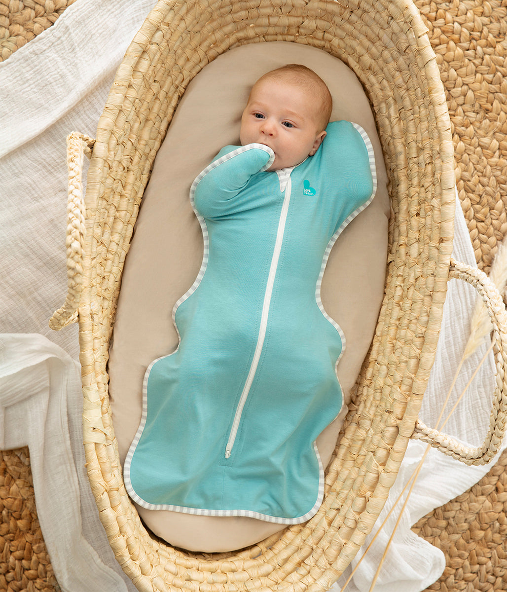 Love To Dream Swaddle UP Ecovero Moderate, Newborn - Marine