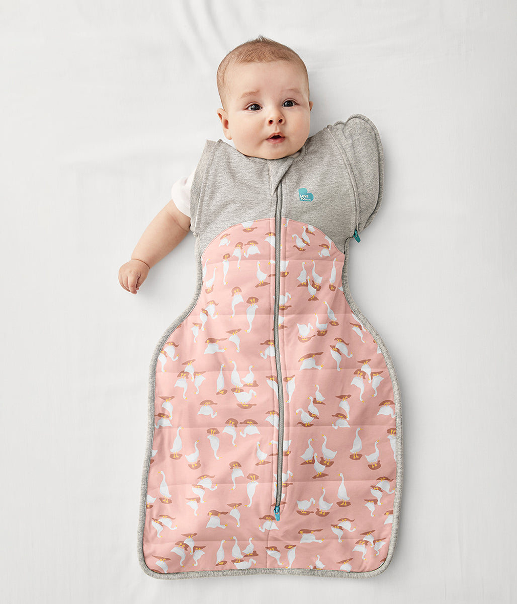 Love To Dream Swaddle UP Transition Bag Quilted Cotton 2.5 TOG, Large - Silly Goose Dusty Pink