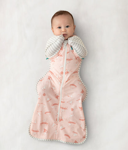 Love To Dream Swaddle UP Transition Bag Lite, Medium - Daredevil Light Pink