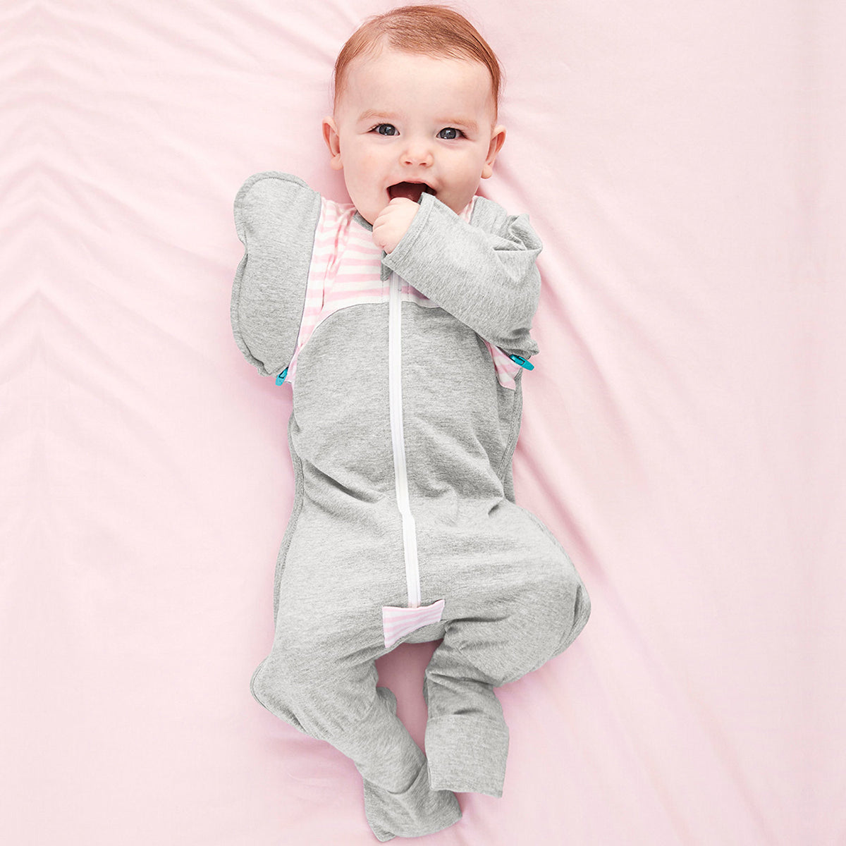 Love to Dream Swaddle UP Transition Suit, 1.0 TOG, Medium - Pink