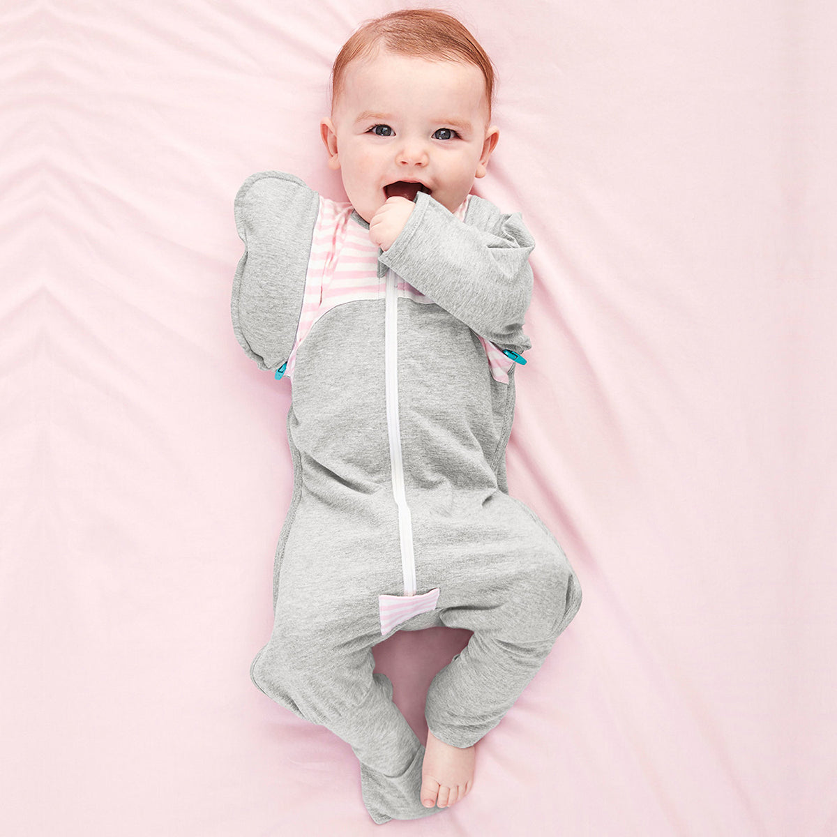 Love to Dream Swaddle UP Transition Suit, 1.0 TOG, Medium - Pink