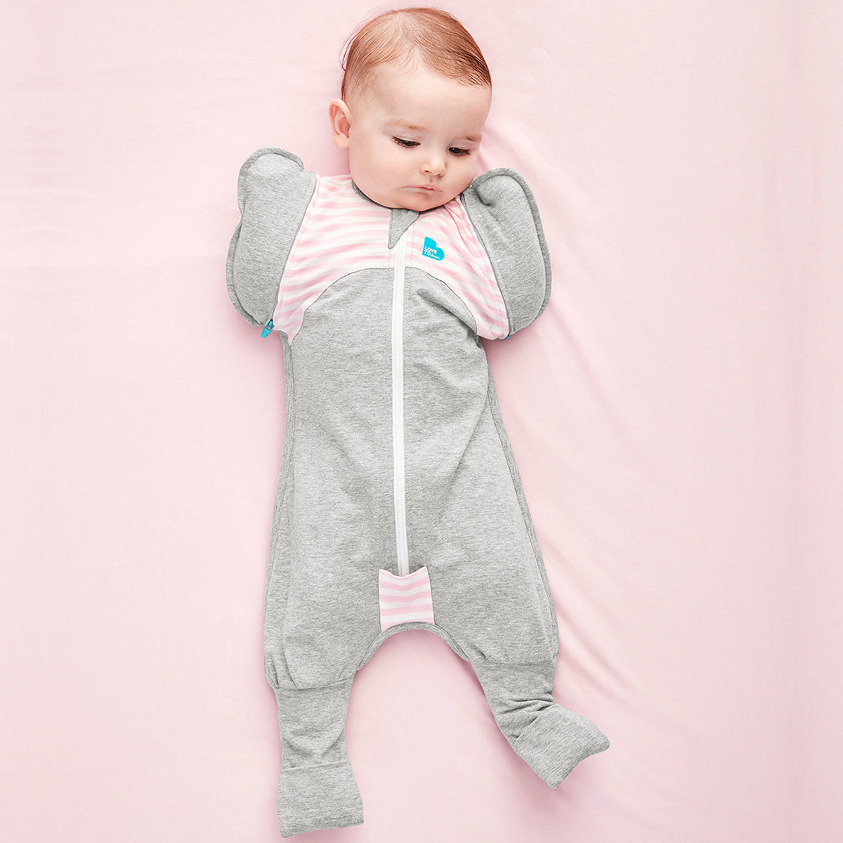 Love to Dream Swaddle UP Transition Suit, 1.0 TOG, Medium - Pink