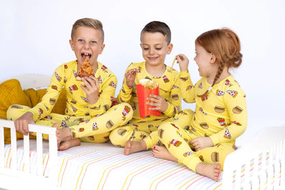 Lovey&Grink Pajamas - Fun Food, 2T