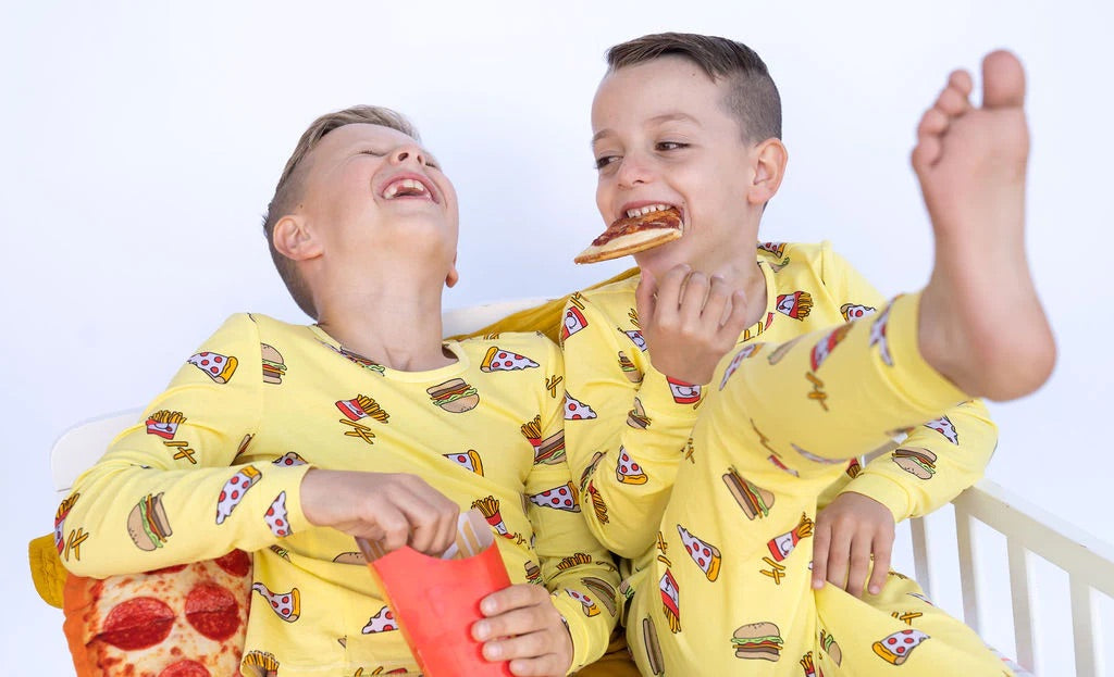 Lovey&Grink Pajamas - Fun Food, 2T