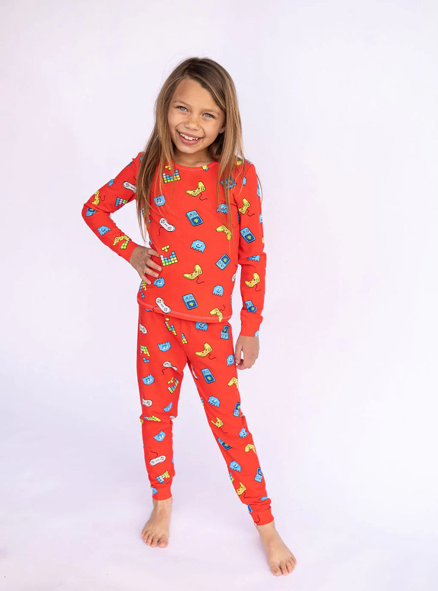 Lovey&Grink Pajamas - Game On, 2T