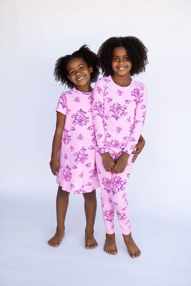 Lovey&Grink Pajamas - Sweet Floral, 2T