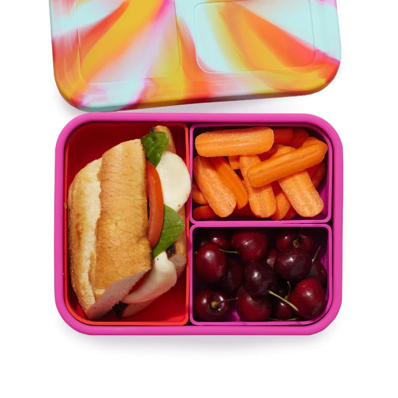 LunchBots Large Build-A-Bento Lunch Box, 4 cups - Mantis Shrimp