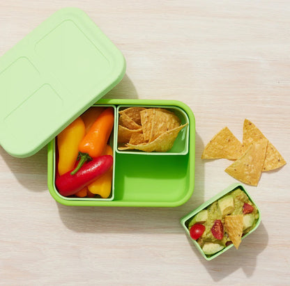 LunchBots Medium Build-A-Bento Lunch Box, 3.6 cups - Seafoam