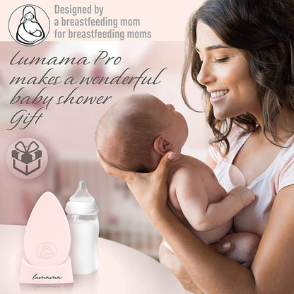 MammaEase Lumama Pro Warming Lactation Massager - Blush Pink