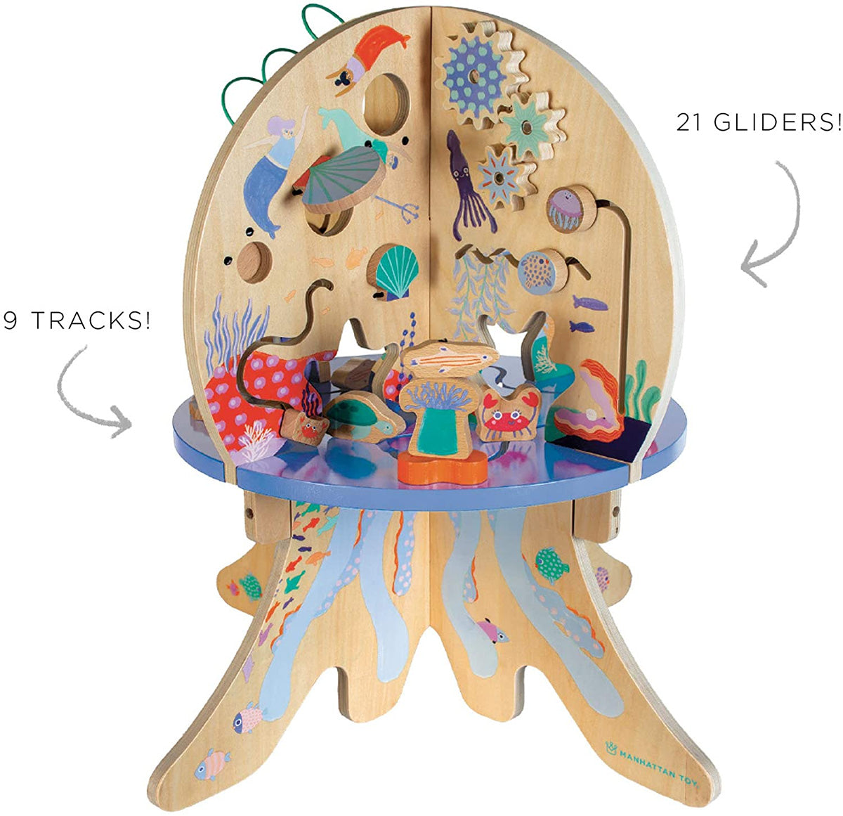 Manhattan Toy Deep Sea Adventure Wooden Toddler Activity Center